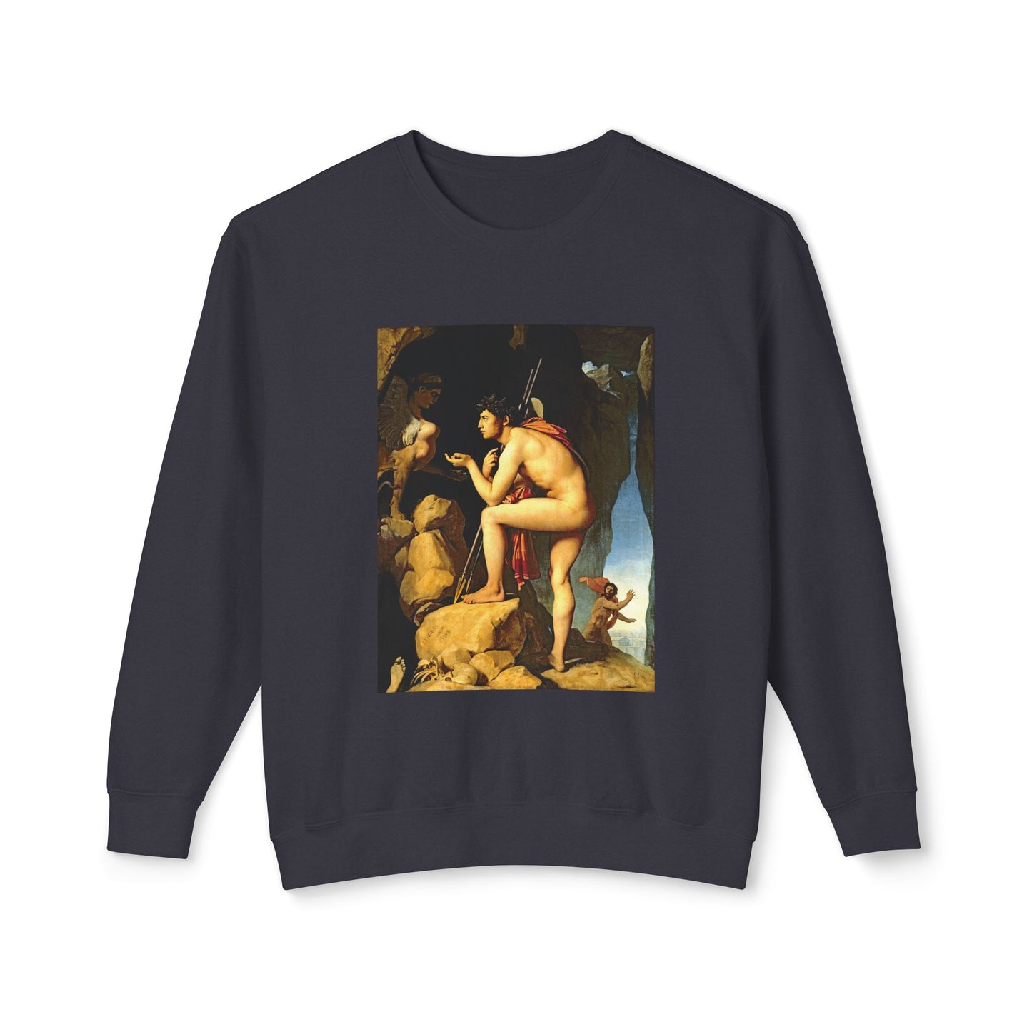Oedipus and the Sphinx by Dominique Ingres (Sweatshirt)