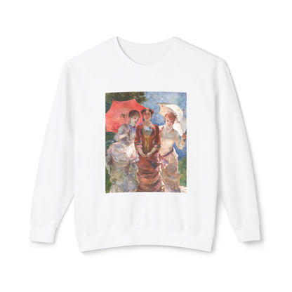 Three Women with Parasols by Marie Bracquemond (Sweatshirt)