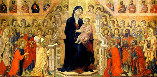 Maestà by Duccio di Buoninsegna (T-Shirt)