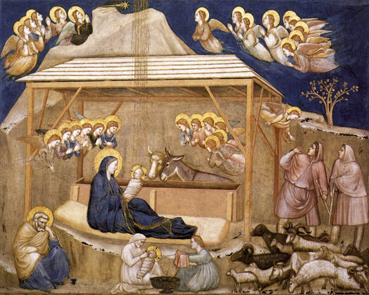 Nativity by Giotto di Bondone (T-Shirt)
