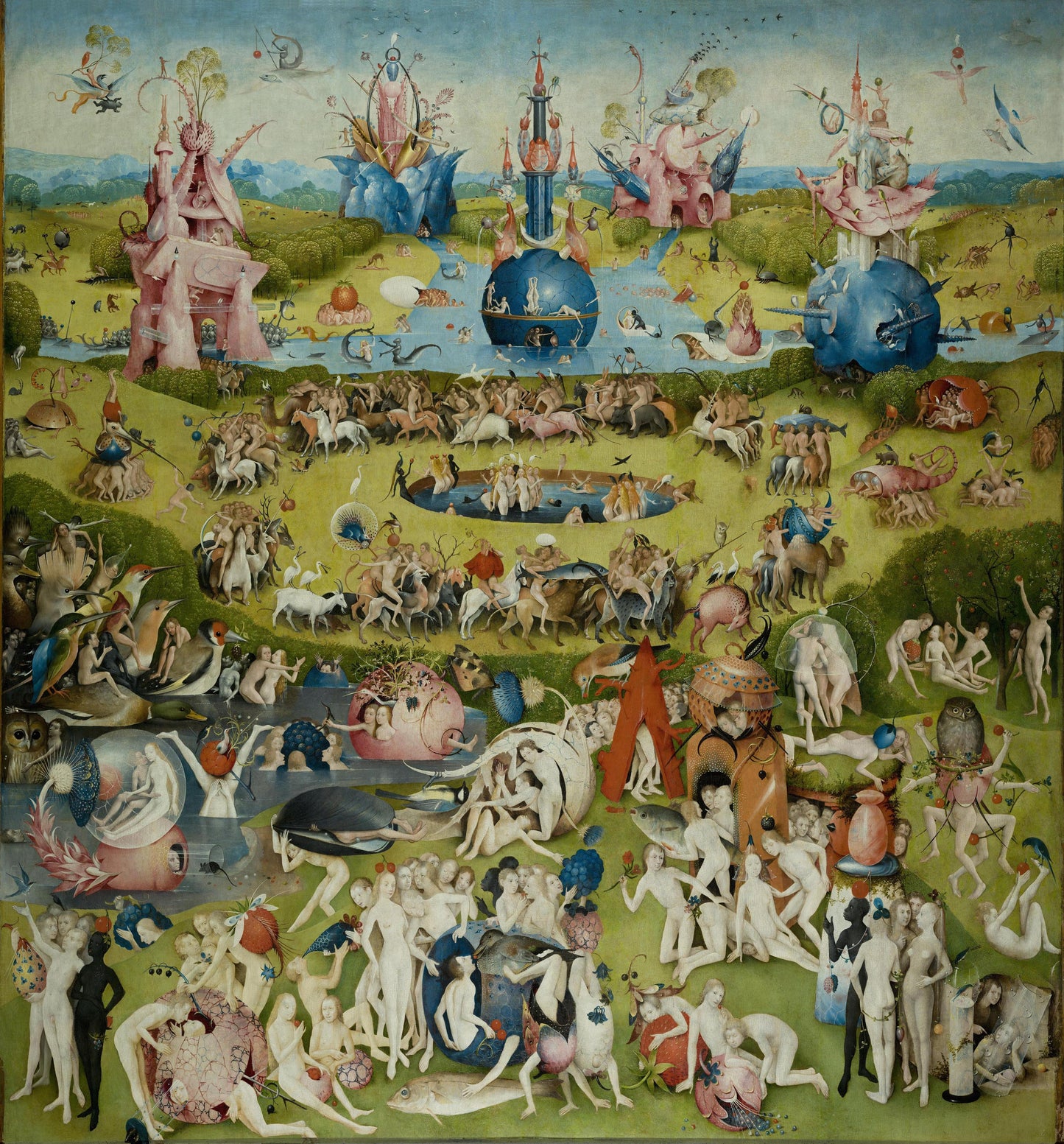 The Garden of Earthly Delights  by Hieronymus Bosch (T-Shirt)