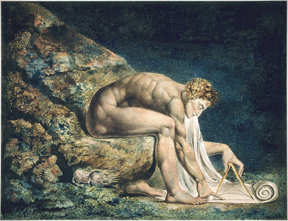Isaac Newton by William Blake (T-Shirt)