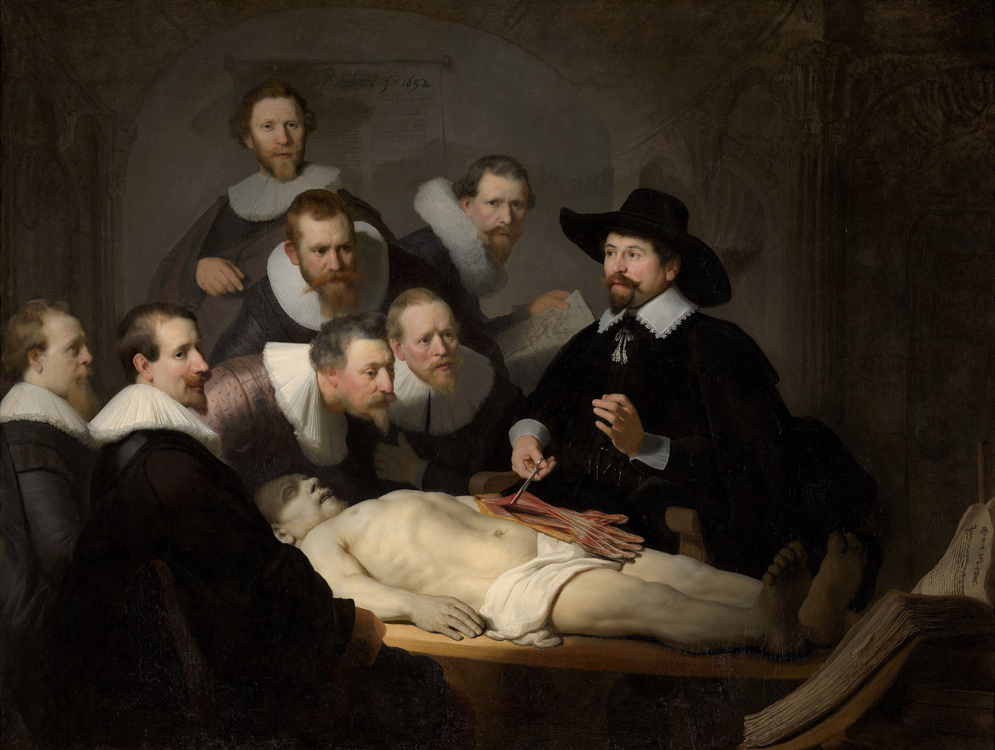 The Anatomy Lesson by Rembrandt (T-Shirt)