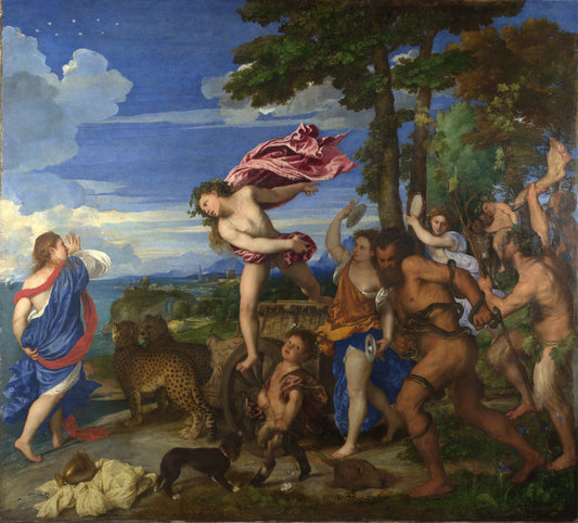 Bacchus and Ariadne by Titian (T-Shirt)